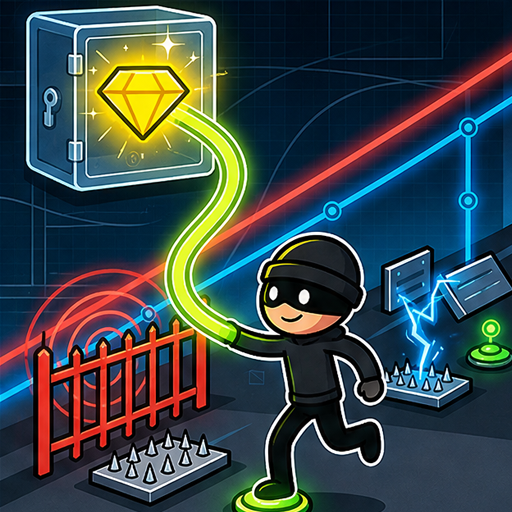 Cyber Heist puzzle heist template on EaseGame
