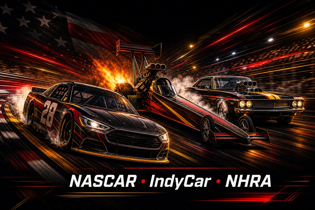 America's Summer Racing 2026 — NASCAR, NHRA, IndyCar